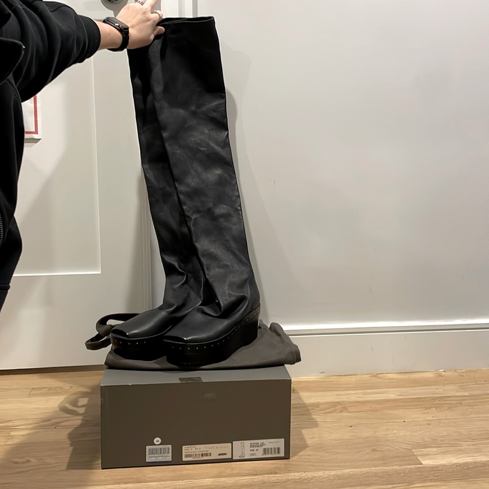 NIB Rick Owens Sticking Sabot Mule